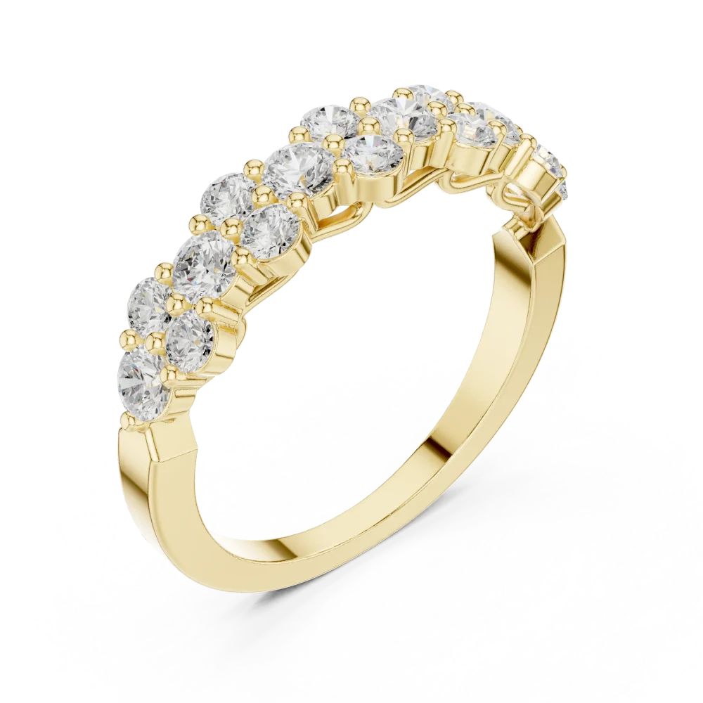 Discover the radiant brilliance of our pavé-set DIAMEUR diamond band. A modern classic designed for everyday luxury. Shop this timeless piece today.