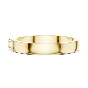 Essence Oval and Round Pavé-Set Contemporary Band - Image 4