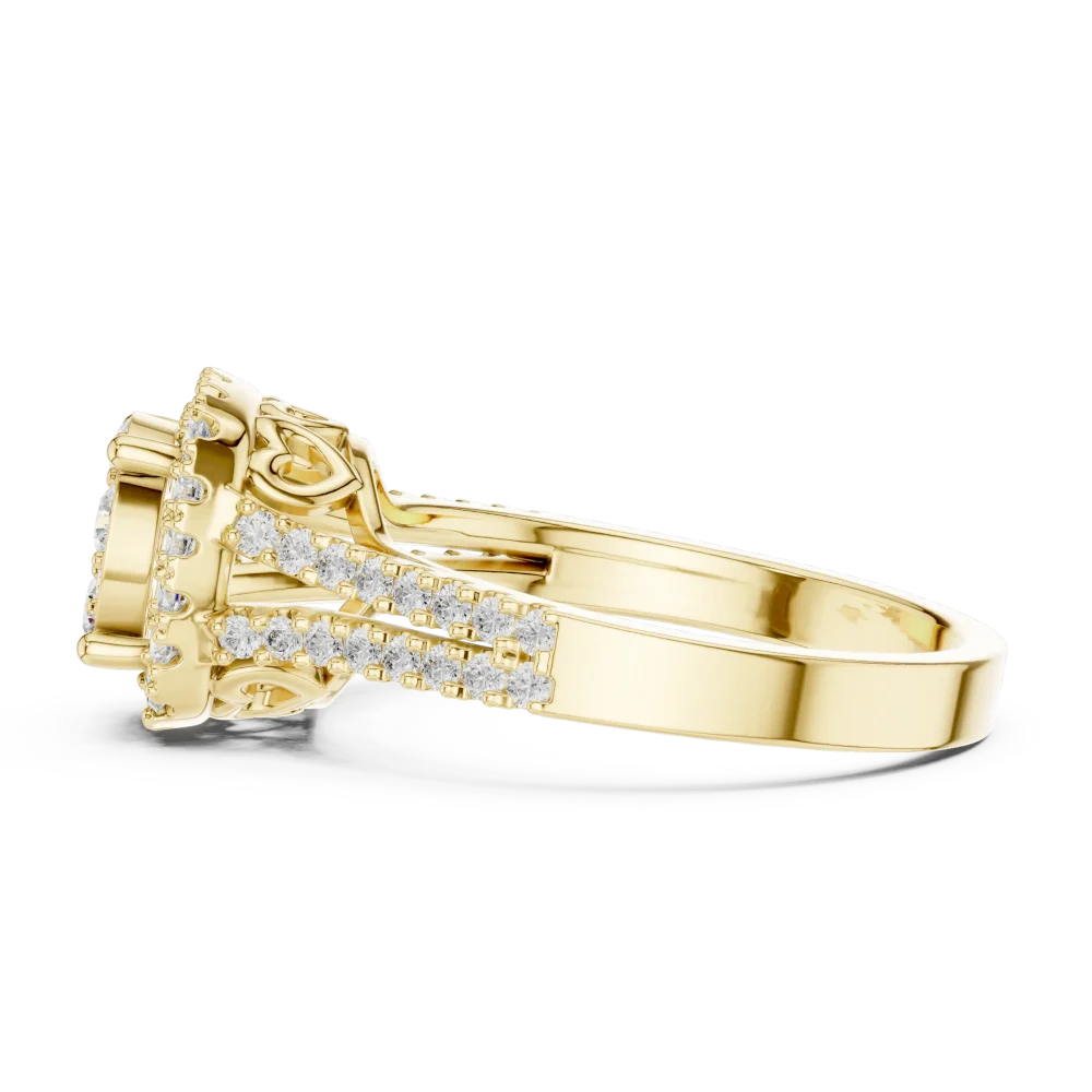 Luminary Round Brilliant Cluster Statement Ring - Image 4