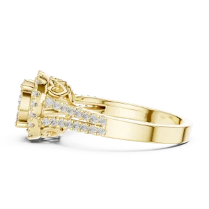 Luminary Round Brilliant Cluster Statement Ring - Image 4