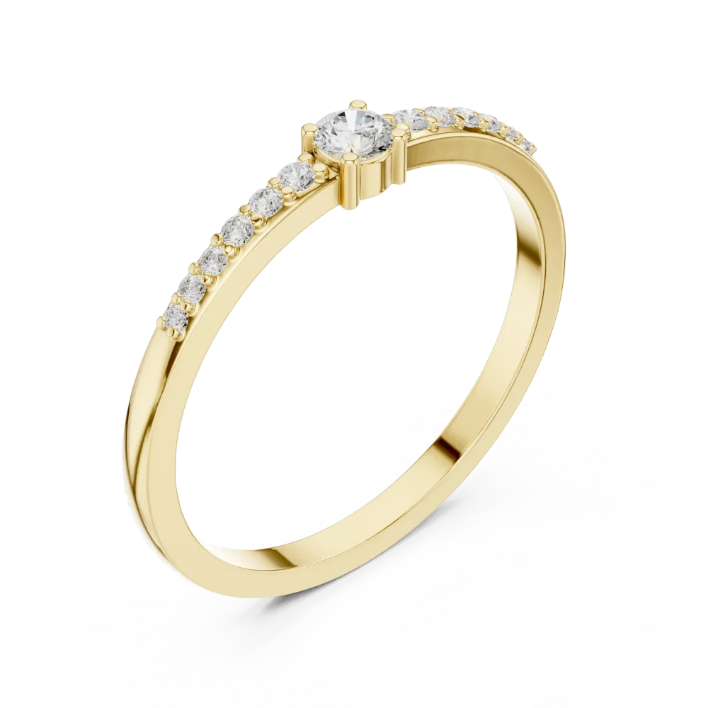 Celebrate refined elegance with this pavé-set DIAMEUR lab-grown diamond band. Experience brilliant light performance in a timeless, modern design.
