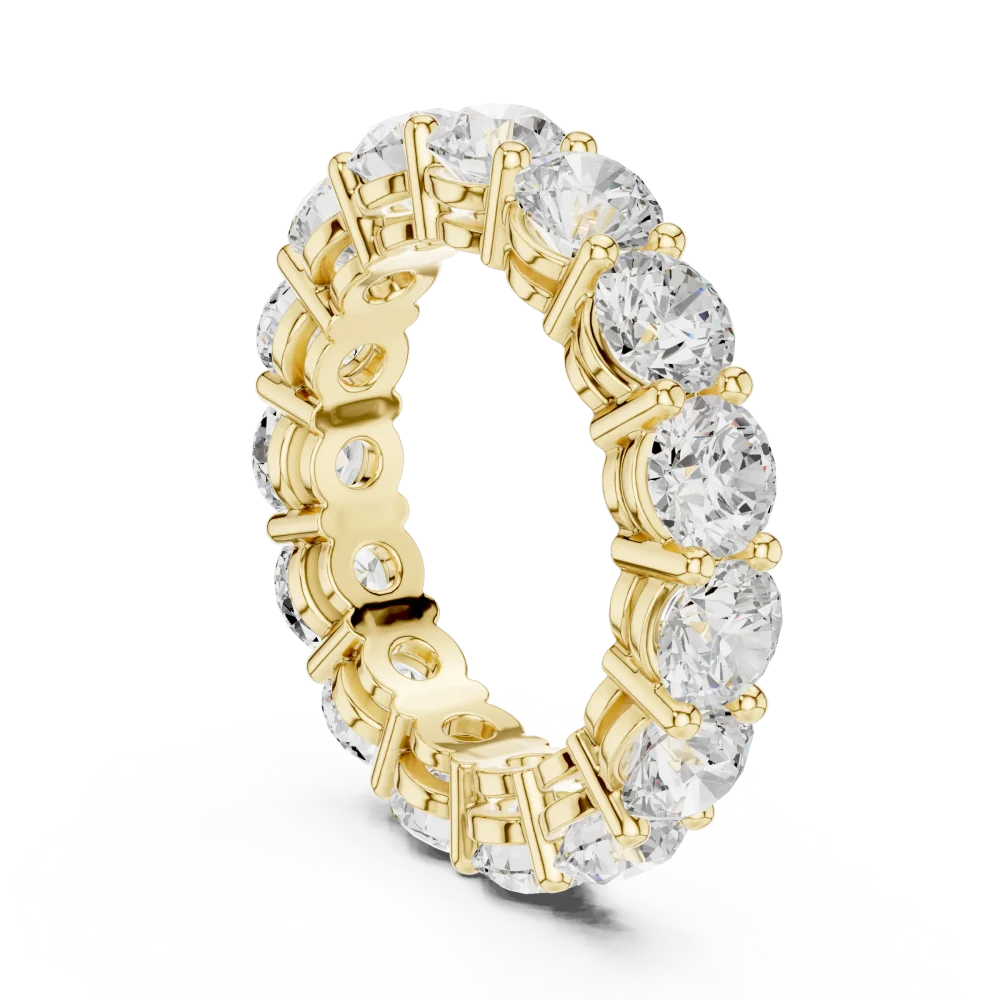 Infinite Scintillation Round Brilliant Cut Eternity Band - Image 3