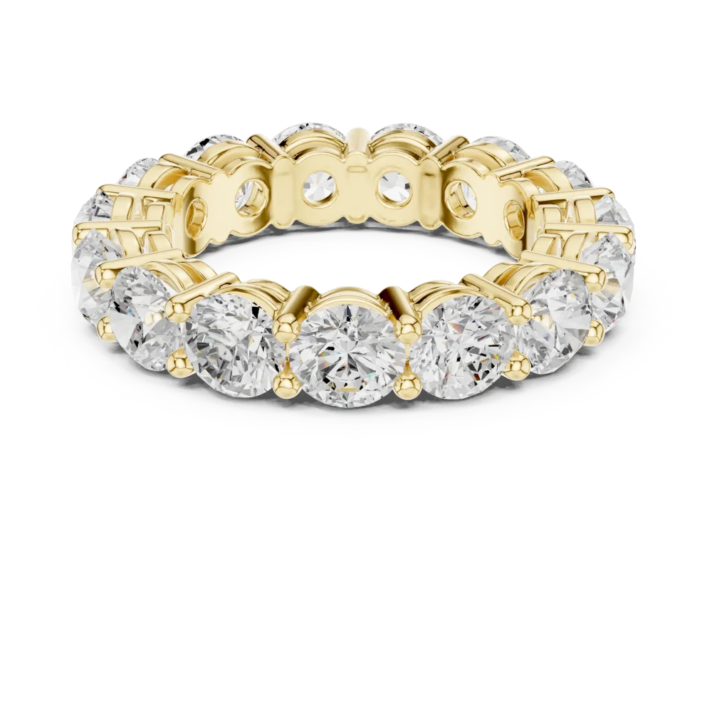 Infinite Scintillation Round Brilliant Cut Eternity Band - Image 2