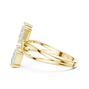 Symmetry Princess Cut Architectural Solitaire Ring - Image 4