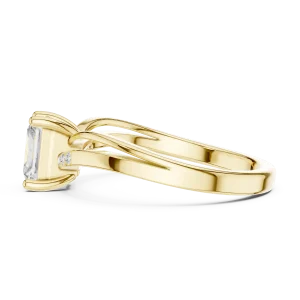 Luminary Radiant Cut Architectural Solitaire Engagement Ring - Image 4
