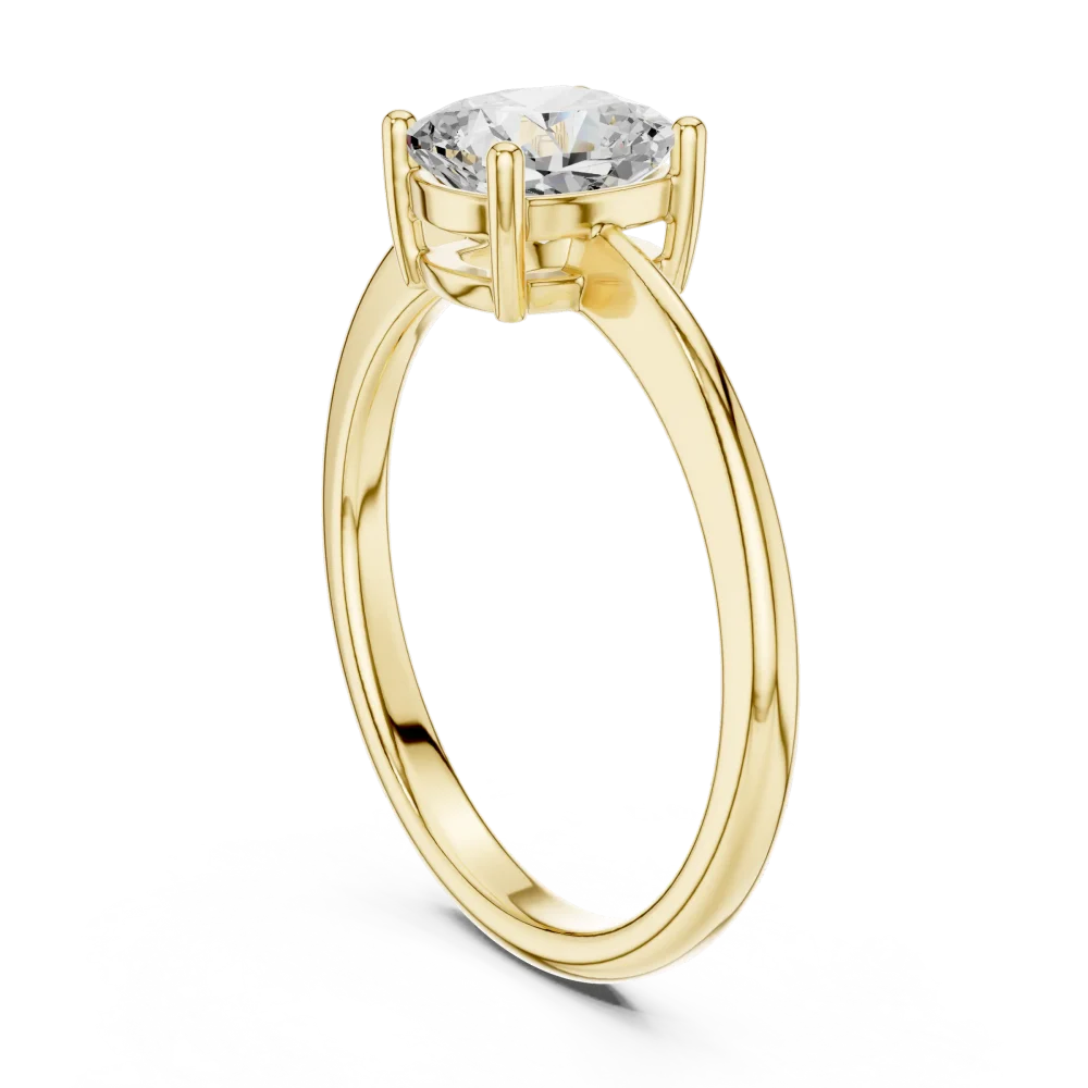 Essence Cushion Cut Solitaire Ring - Image 3