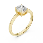 Essence Cushion Cut Solitaire Ring
