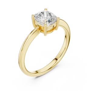 Essence Cushion Cut Solitaire Ring