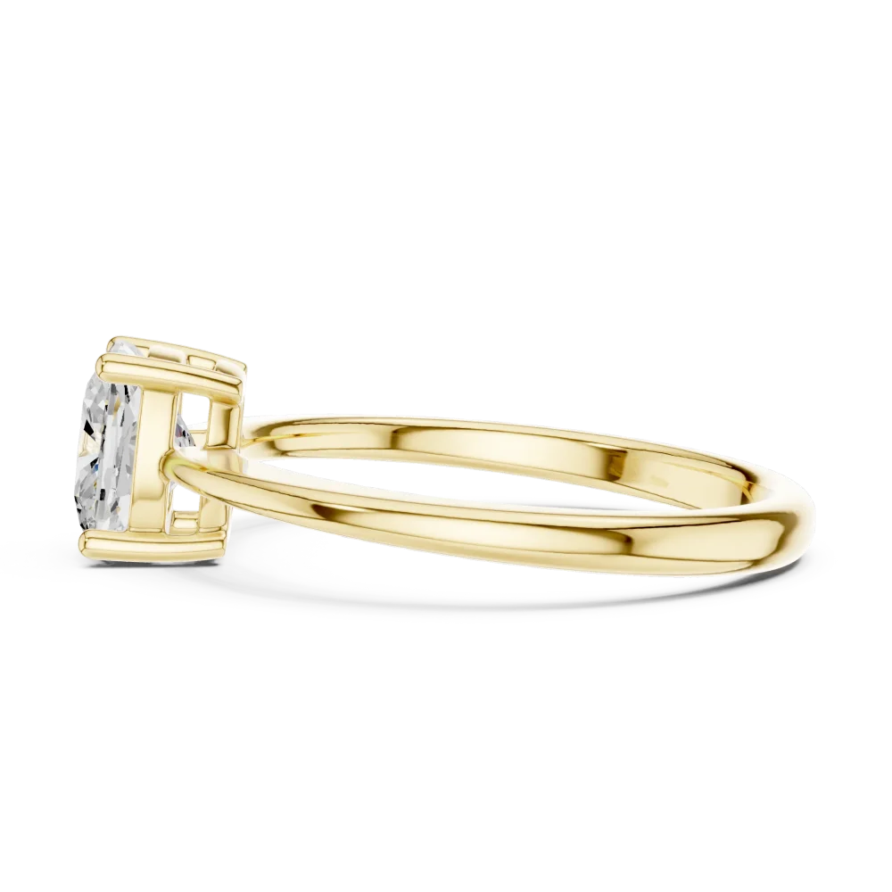 Essence Cushion Cut Solitaire Ring - Image 4
