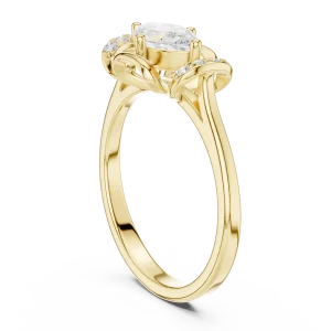 Ethereal Marquise Solitaire Statement Ring - Image 3