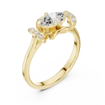 Ethereal Marquise Solitaire Statement Ring