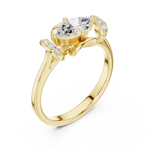 Ethereal Marquise Solitaire Statement Ring