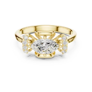 Ethereal Marquise Solitaire Statement Ring - Image 2