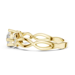 Ethereal Marquise and Round Brilliant Accent Ring - Image 4