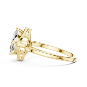 Ethereal Marquise Solitaire Statement Ring - Image 4