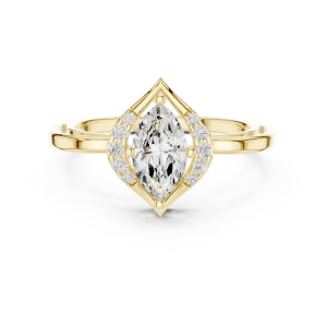 Ethereal Marquise Solitaire Statement Ring - Image 2