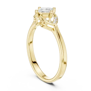 Symmetry Princess Cut Geometric Accent Ring - Image 3