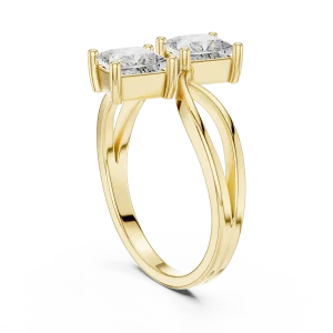 Infinite Symmetry Princess Cut Solitaire Ring - Image 3