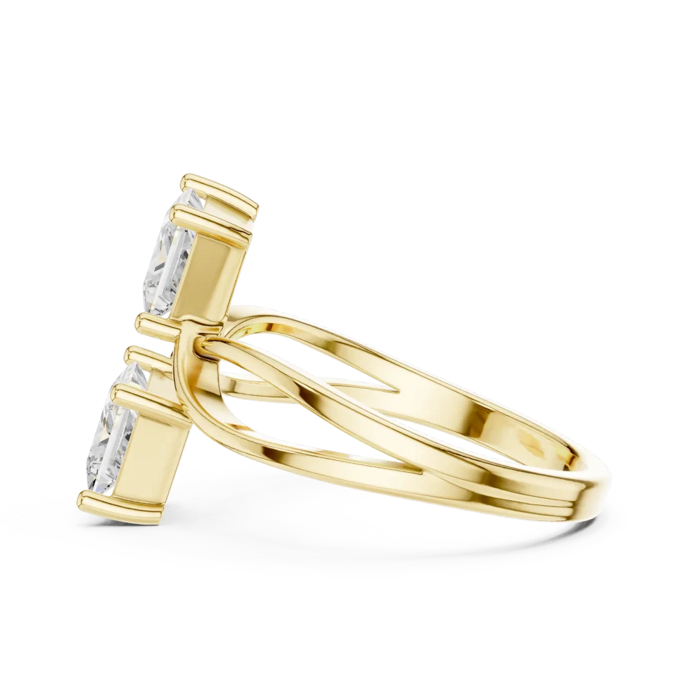 Infinite Symmetry Princess Cut Solitaire Ring - Image 4