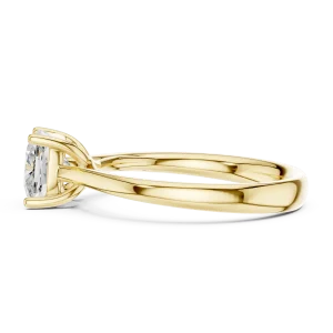 Essence Cushion Cut Hidden Halo Solitaire Ring - Image 4