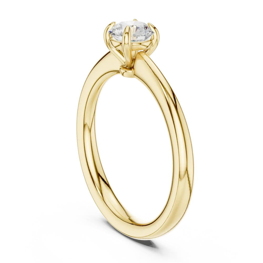 Essence Round Brilliant Cut Solitaire Ring - Image 3