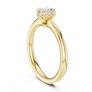 Essence Round Brilliant Cut Solitaire Ring - Image 3