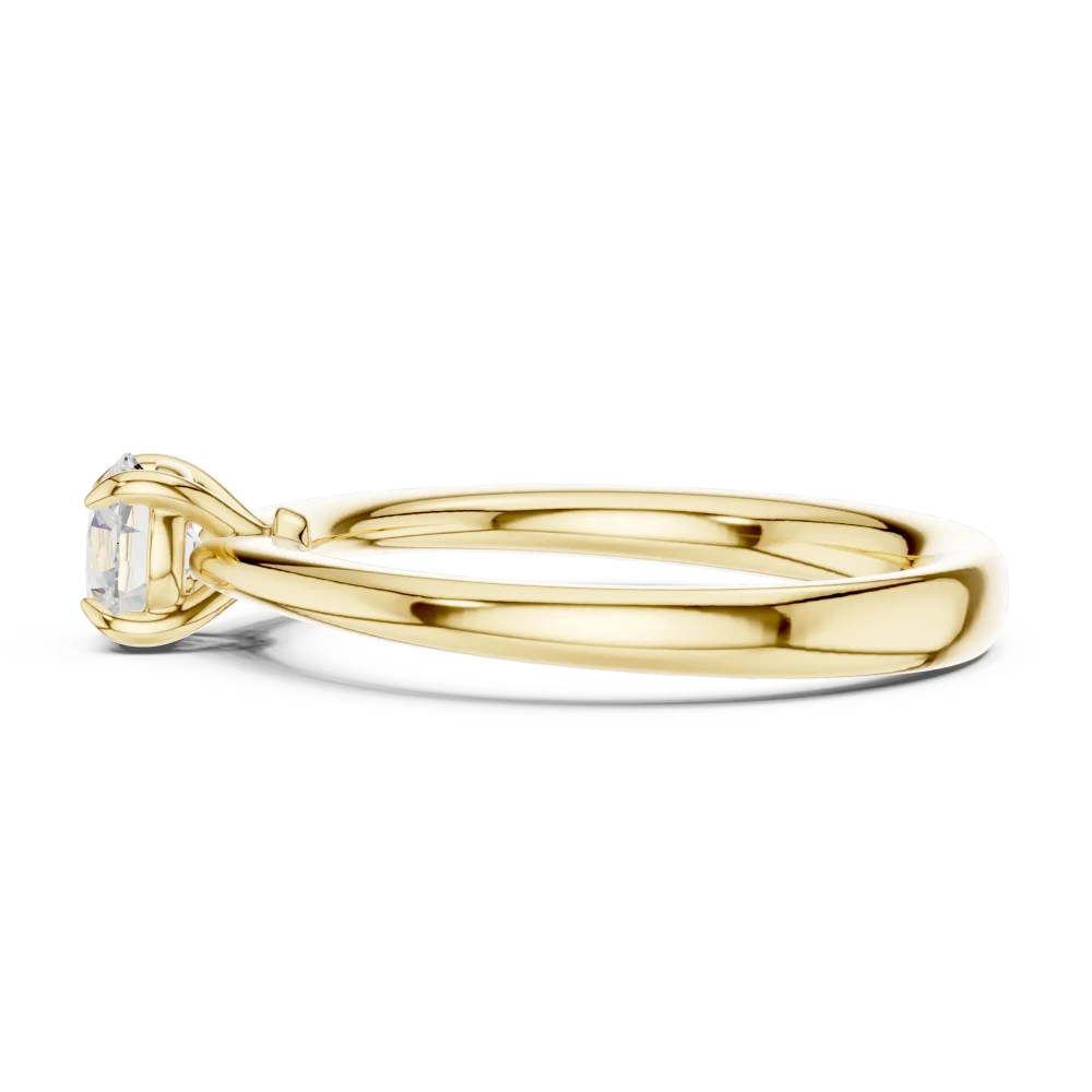 Essence Round Brilliant Cut Solitaire Ring - Image 4