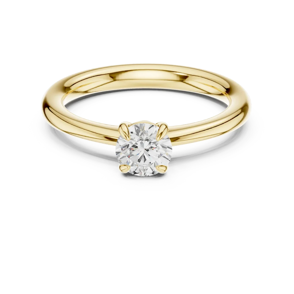 Essence Round Brilliant Cut Solitaire Ring - Image 2