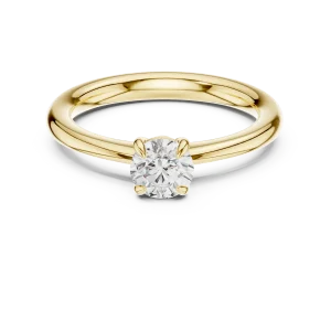 Essence Round Brilliant Cut Solitaire Ring - Image 2