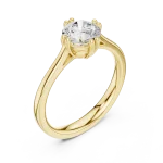 Essence Round Brilliant Cut Solitaire Engagement Ring