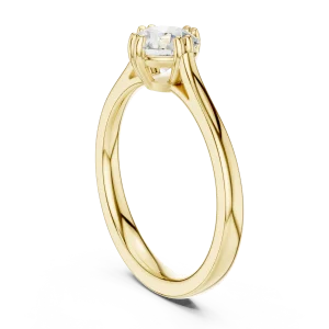 Essence Round Brilliant Cut Solitaire Engagement Ring - Image 3