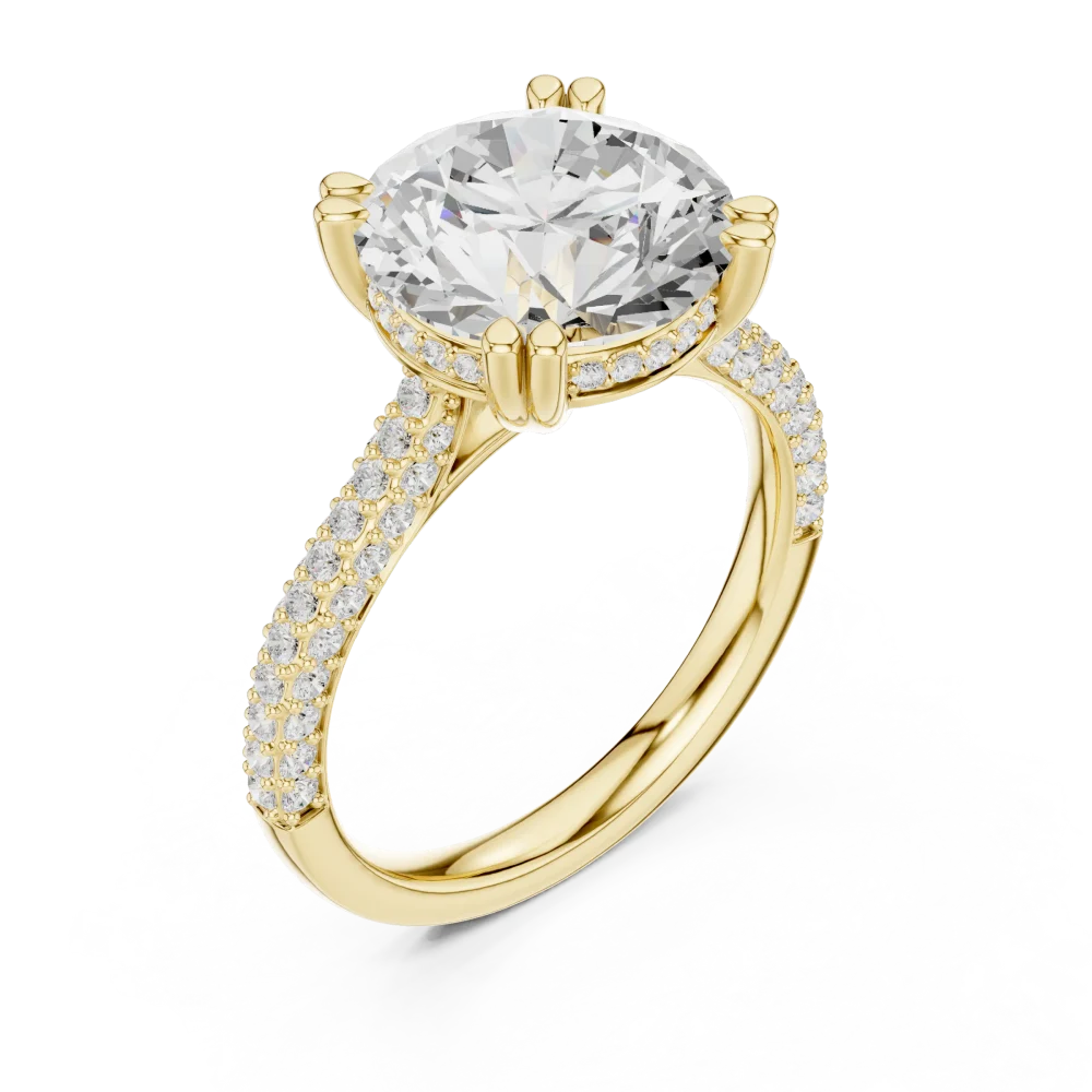 Discover the radiant beauty of this round solitaire ring. Expertly crafted for maximum brilliance, it is the perfect symbol of your modern love story.