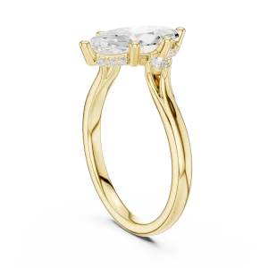 Ethereal Marquise Silhouette Solitaire Ring - Image 3