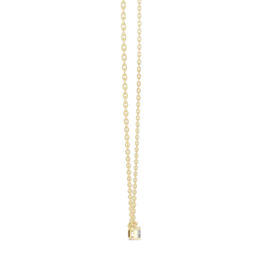 Essence Emerald Cut Floating Solitaire Pendant - Image 3