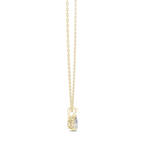 Ethereal Pear Cut Solitaire Pendant - Image 3