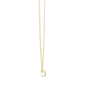 Symmetry Emerald and Round Geometric Solitaire Pendant - Image 3