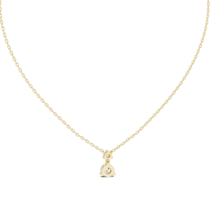 Luminary Round Brilliant Floating Dual Stone Solitaire Pendant - Image 4