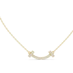 Luminary Round Brilliant Pavé-Set Arc Statement Necklace