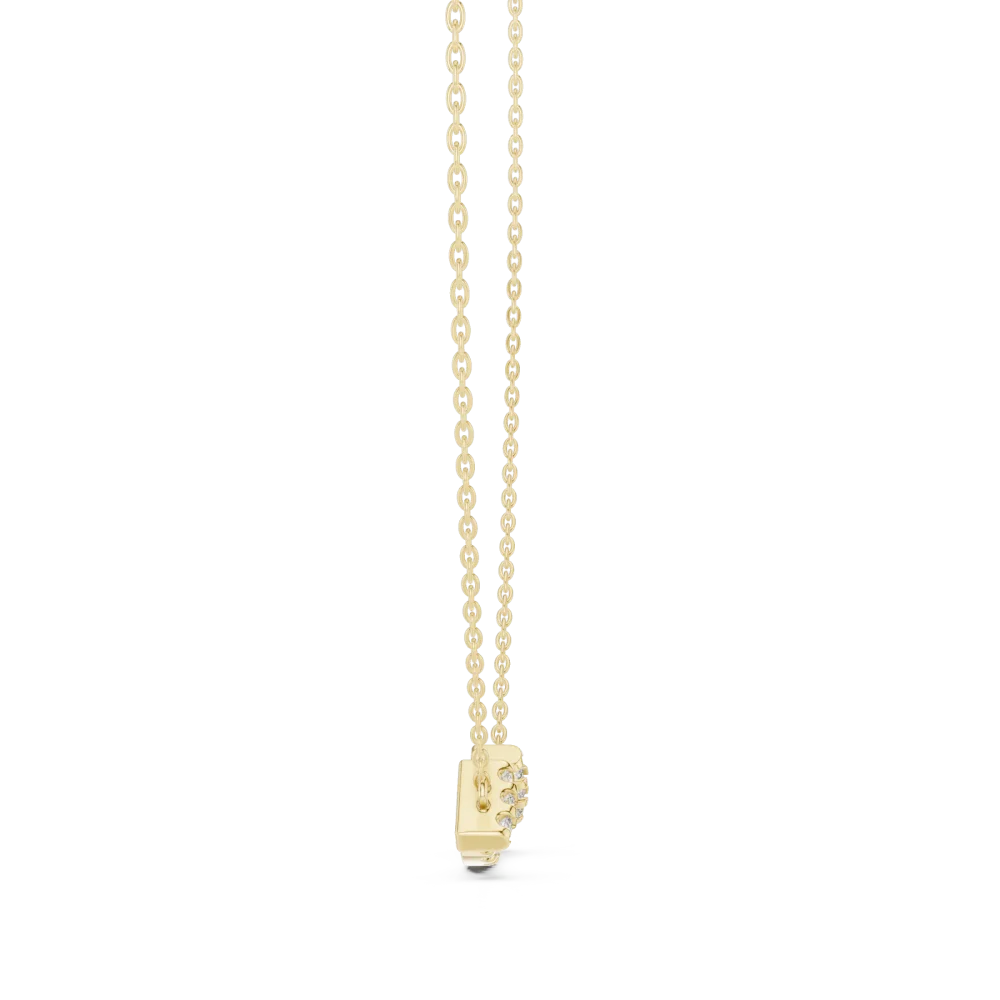 Luminary Round Brilliant Pavé-Set Arc Statement Necklace - Image 3