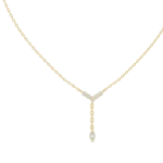 Luminary Marquise and Round Scintillating Y-Drop Necklace