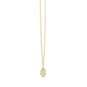 Essence Round Brilliant Solitaire Minimalist Pendant - Image 3