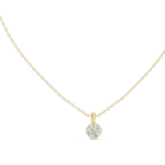 Essence Round Brilliant Solitaire Floating Pendant