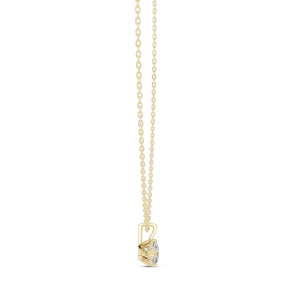 Essence Round Brilliant Solitaire Floating Pendant - Image 3