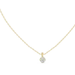 Ethereal Round Brilliant Solitaire Pendant