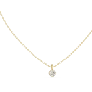 Ethereal Round Brilliant Solitaire Pendant