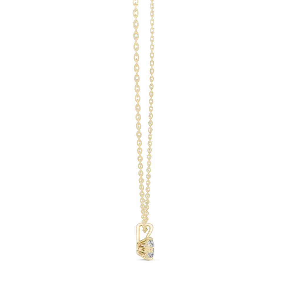 Ethereal Round Brilliant Solitaire Pendant - Image 3