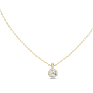 Essence Round Brilliant Solitaire Floating Pendant