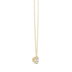 Essence Round Brilliant Solitaire Minimalist Pendant - Image 3