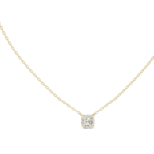 Essence Round Brilliant Solitaire Floating Pendant
