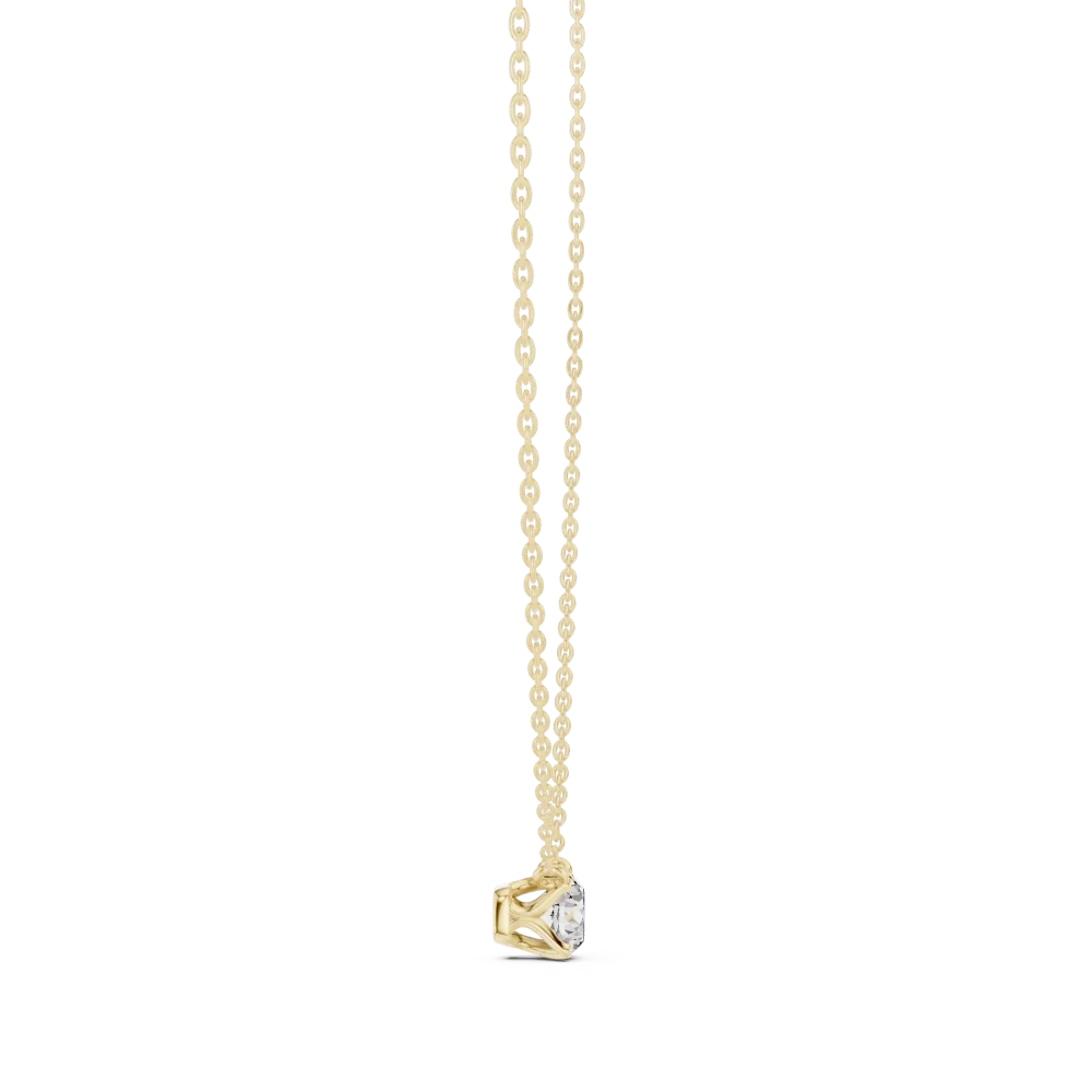 Essence Round Brilliant Solitaire Floating Pendant - Image 3